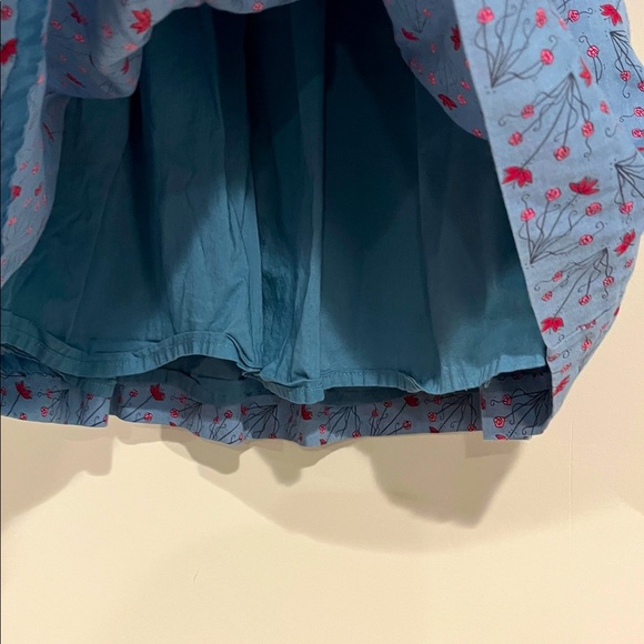 TEA Collection Aviemore Empire Dress Floral Long Sleeve Lined Cotton Girls 3T - Picture 6 of 8